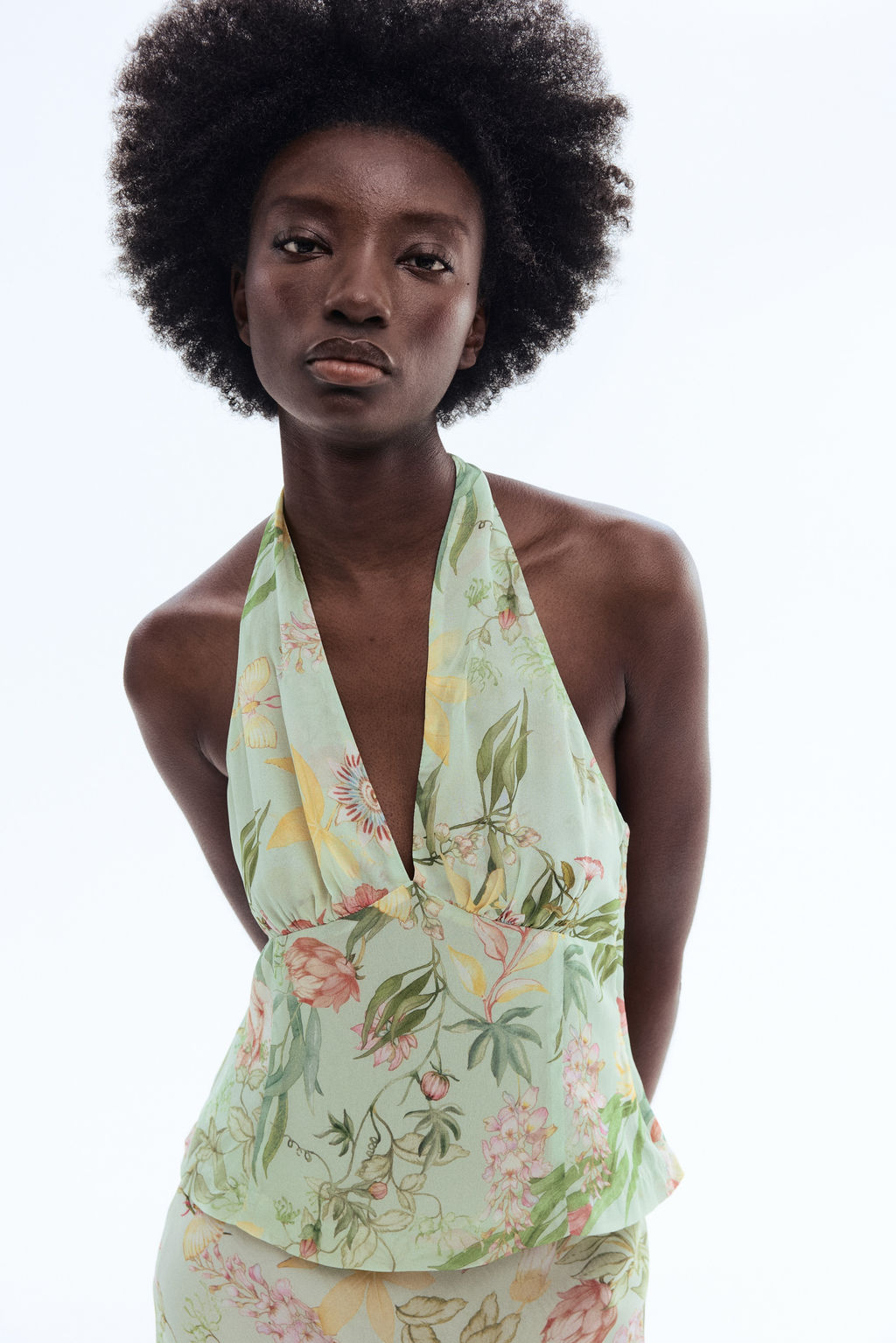 Top halter de viscosa - H&m фото 2