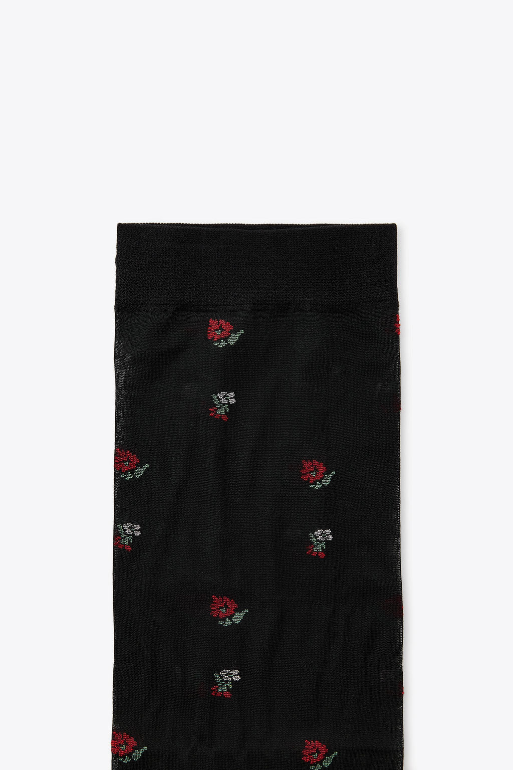 FLOWER PRINTED MID-CALF SOCKS - Zara фото 3