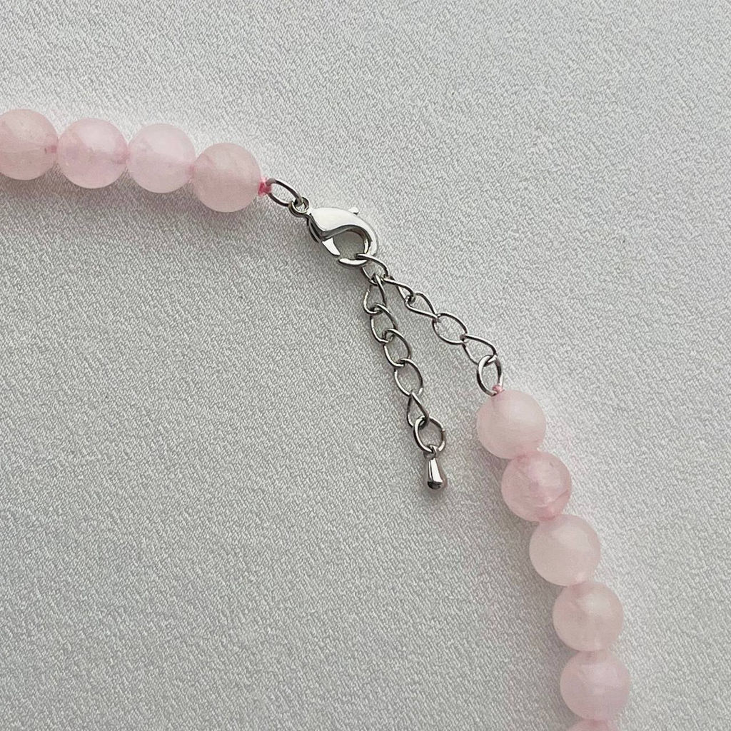 Бусы из Розового кварца