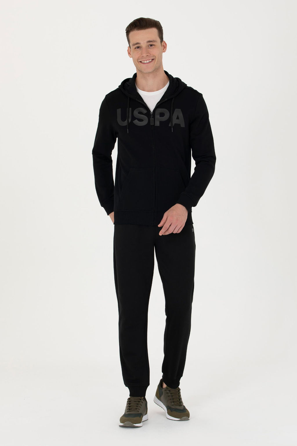 U. S. Polo Assn / Мужской черный свитшот - U.s. polo assn фото 18