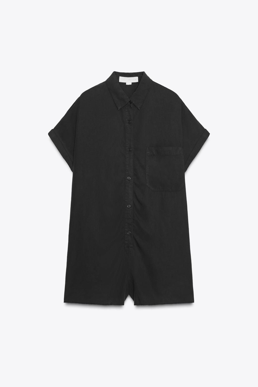 FLOWING JUMPSUIT WITH POCKETS - Zara фото 4