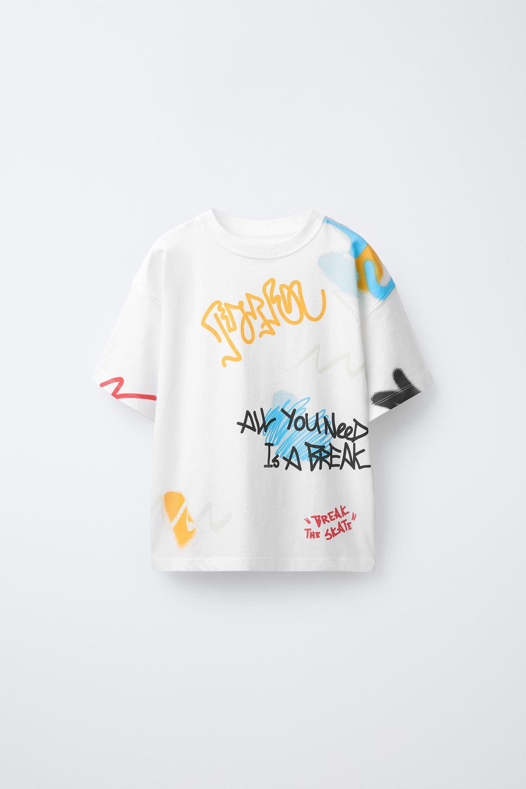 GRAFFITI PRINT T-SHIRT