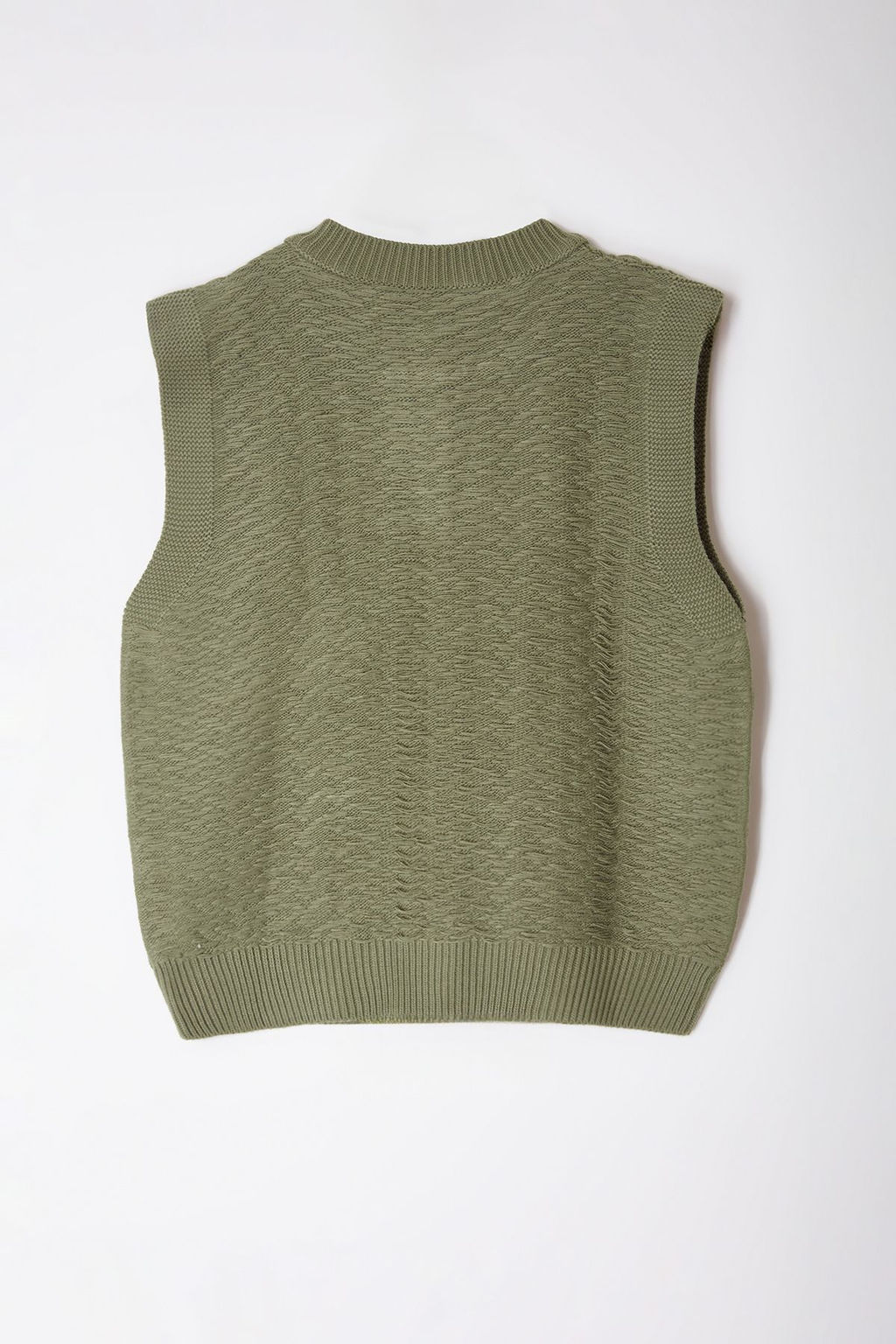 Mint Bisiklet Yaka Fitted Yelek TWOAW25YE00028