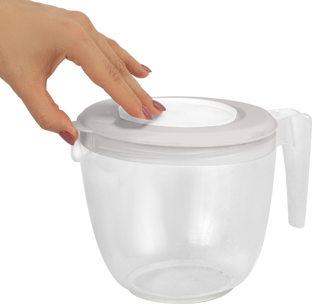 Емкость для миксера мерная ХЕЛЬСИНКИ с крышкой 1,9 л пепельный жемчуг PT111010024