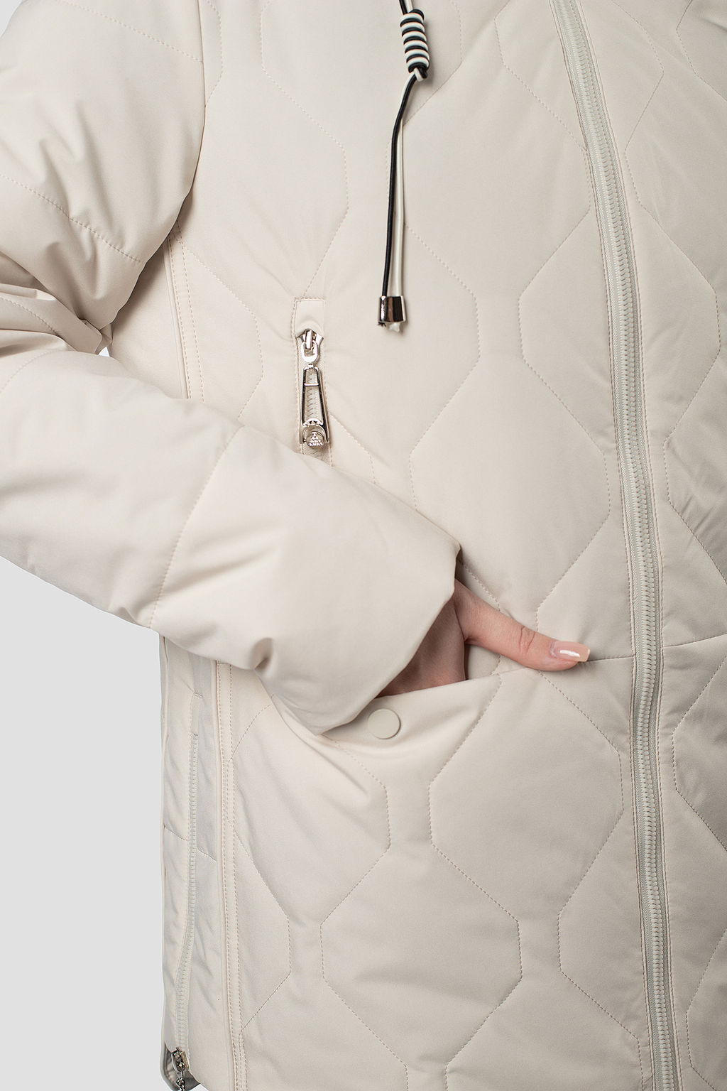 04-3135 Куртка женская демисезонная (Холлофайбер 100) - El podio фото 7