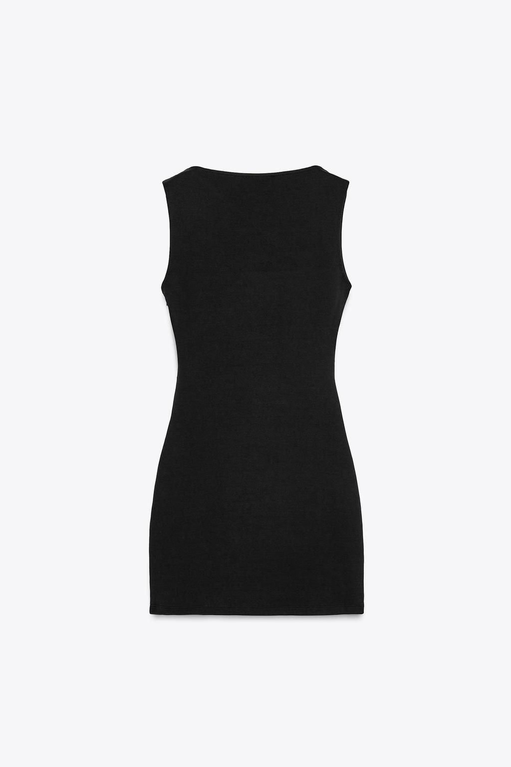 DRAPED SHORT DRESS - Zara фото 18