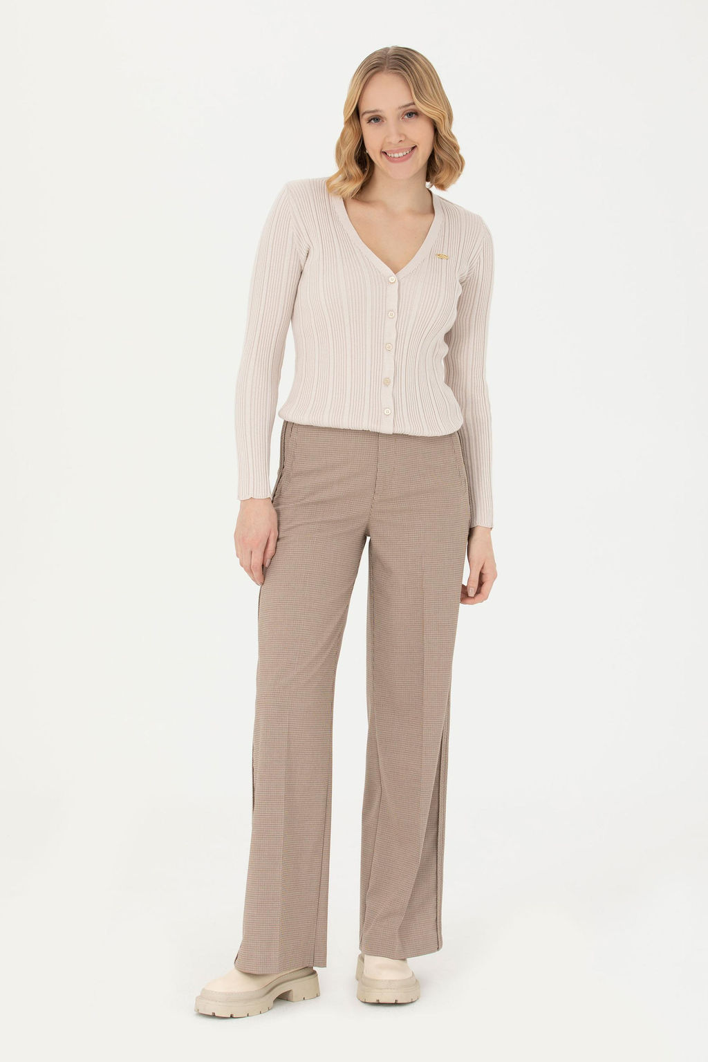 Kad_n Camel Pantolon