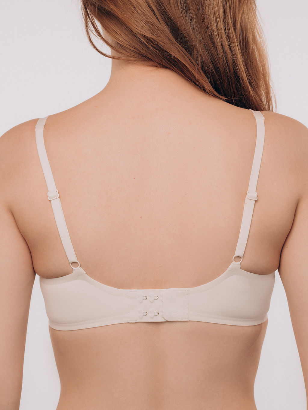 Бюстгальтер Indefini 5063WXY бесшовный молочный фото 4