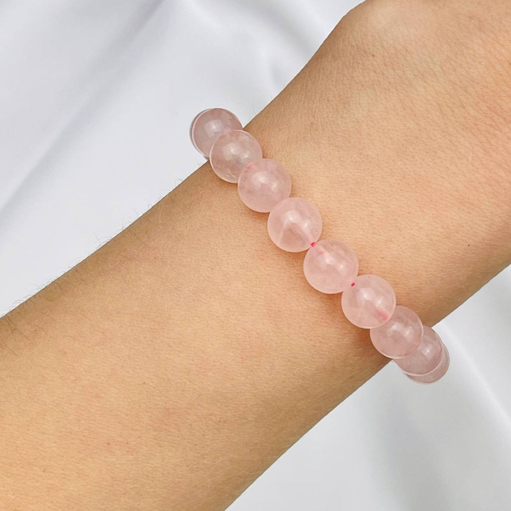 Браслет из Розового кварца 19 см - Радуга самоцветов фото 2
