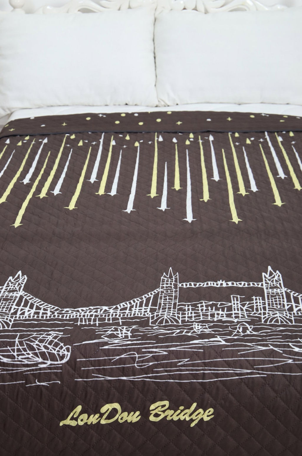 Покрывало-плед двухстороннее стеганое из полиэфирной ткани Полисатин Премиум 240Х212 N-Collection  фото 2