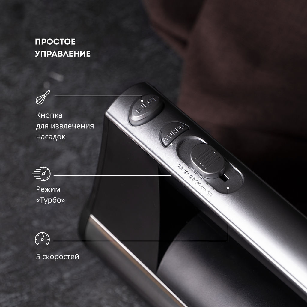 Миксер электрический GALAXY LINE GL2223  фото 3