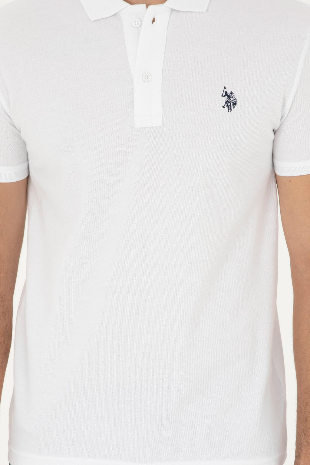 Футболка U.S. Polo Assn белая хлопок  фото 6