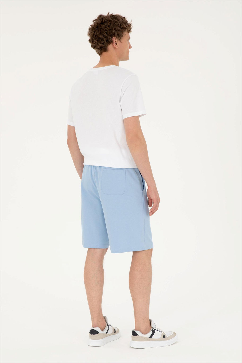 U. S. Polo Assn / Мужские голубые вязаные шорты - U.s. polo assn фото 4