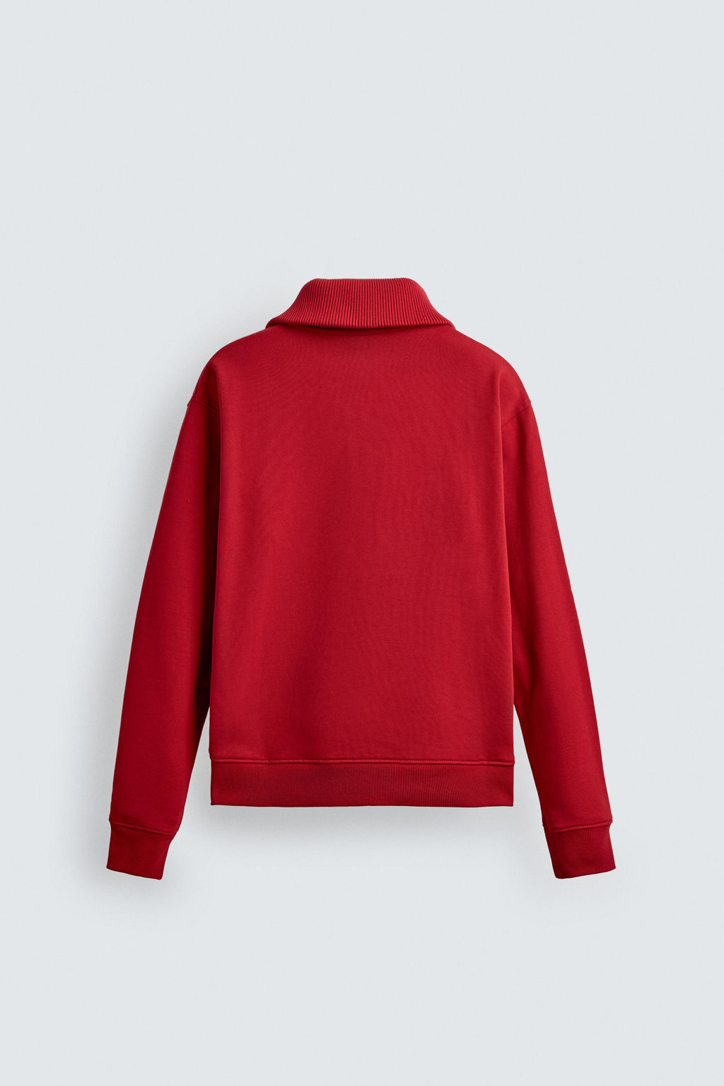 QUARTER-ZIP SWEATSHIRT - Zara фото 8