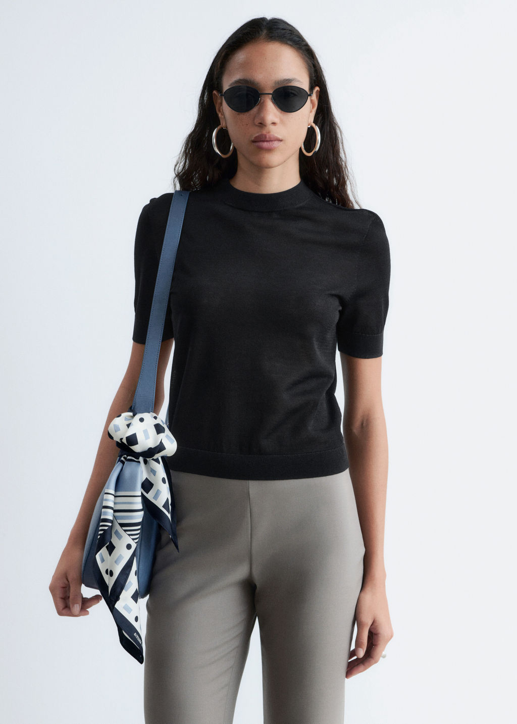 Camiseta de punto fino - H&m фото 4