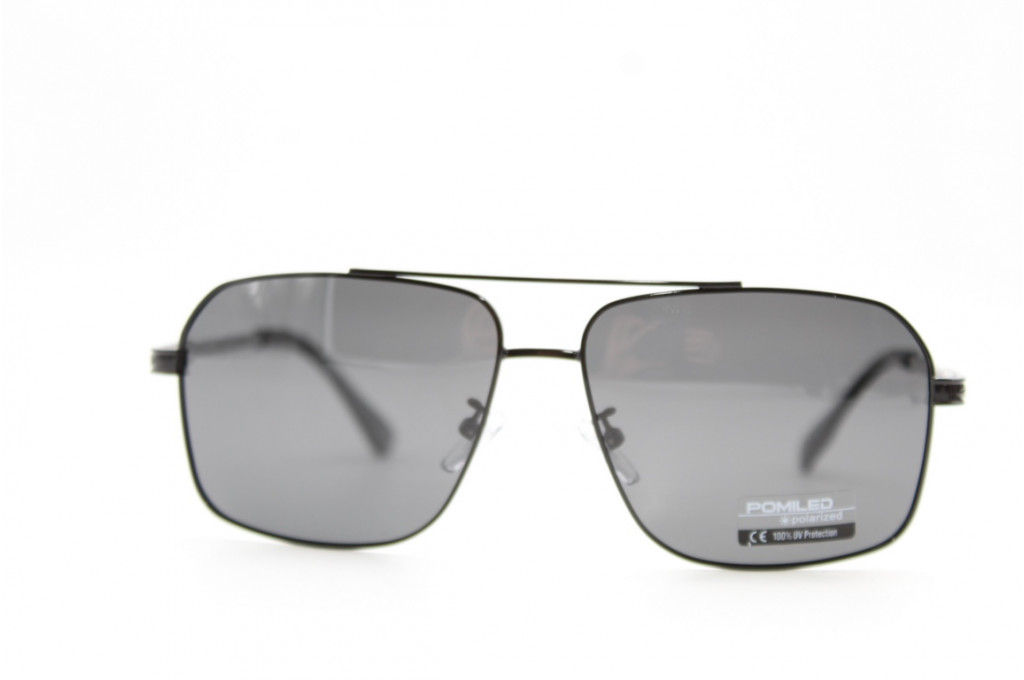 Солнцезащитные очки POMILED (Polarized) 08220 61-15-137 С9-08 черные