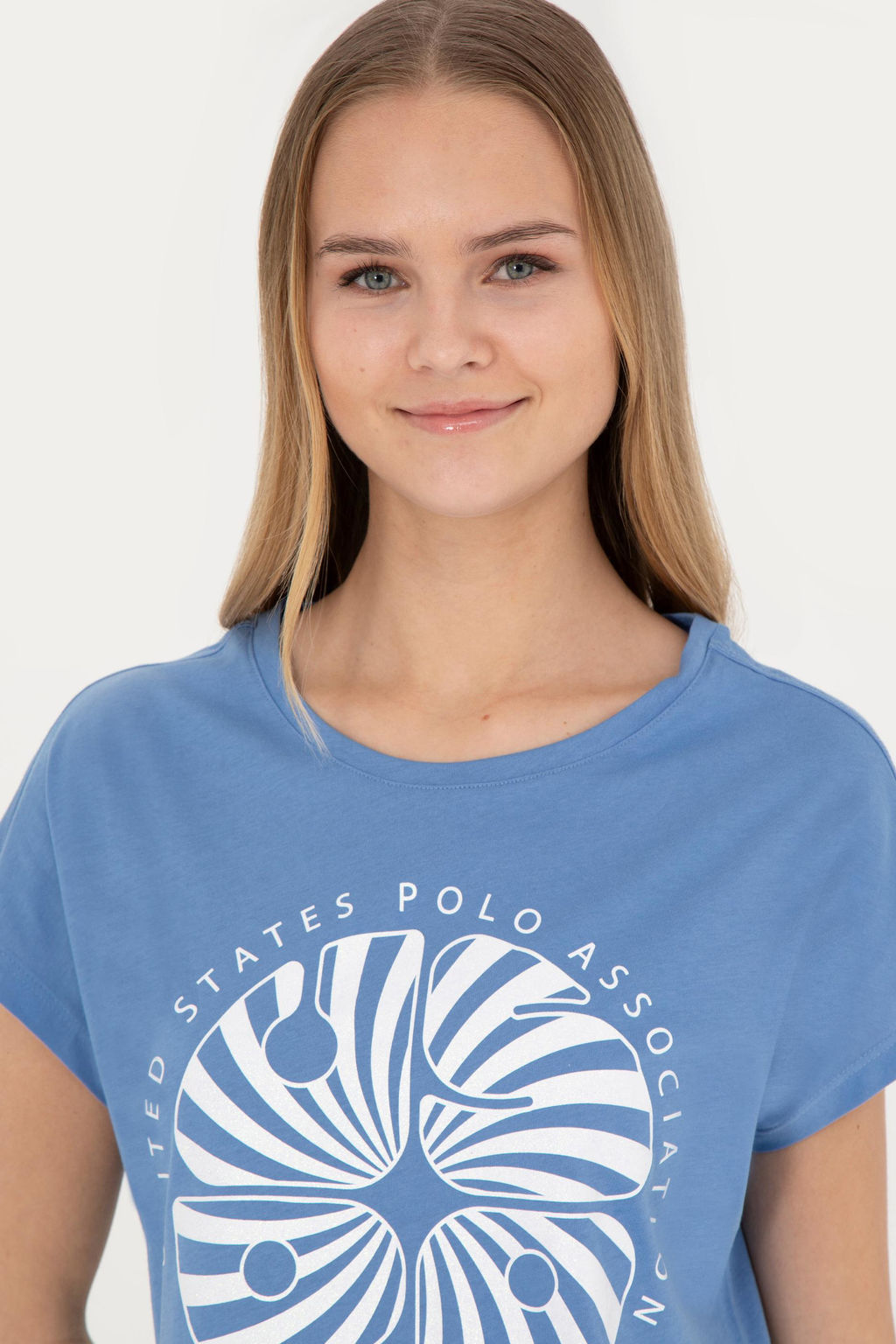 Женская темно-синяя футболка - U.s. polo assn фото 9