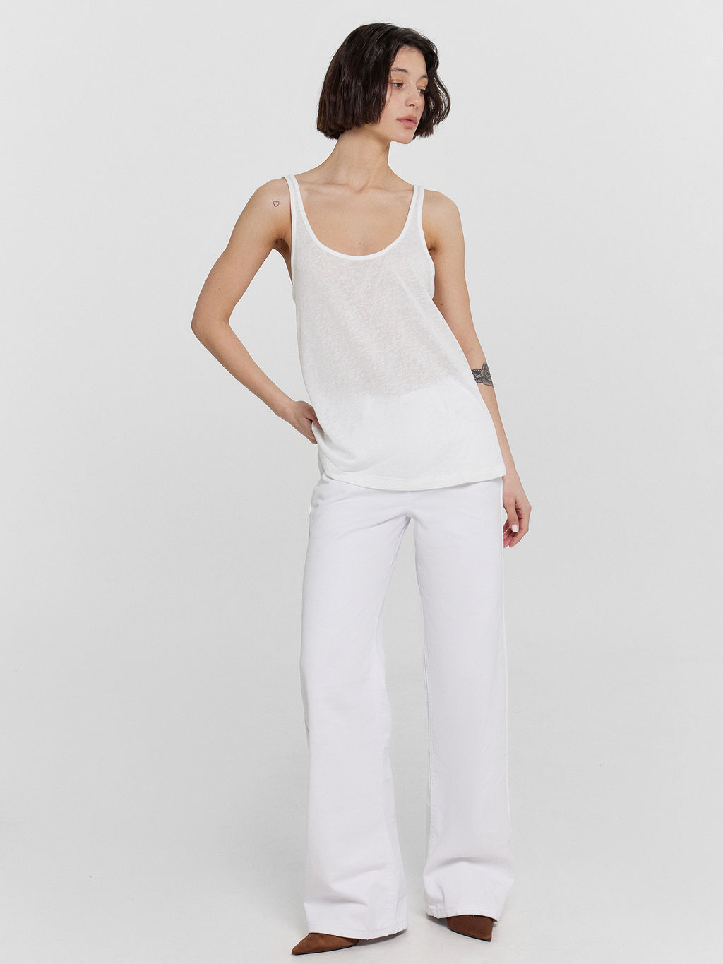 Топ женский белый белый 112991 - Mark formelle фото 3