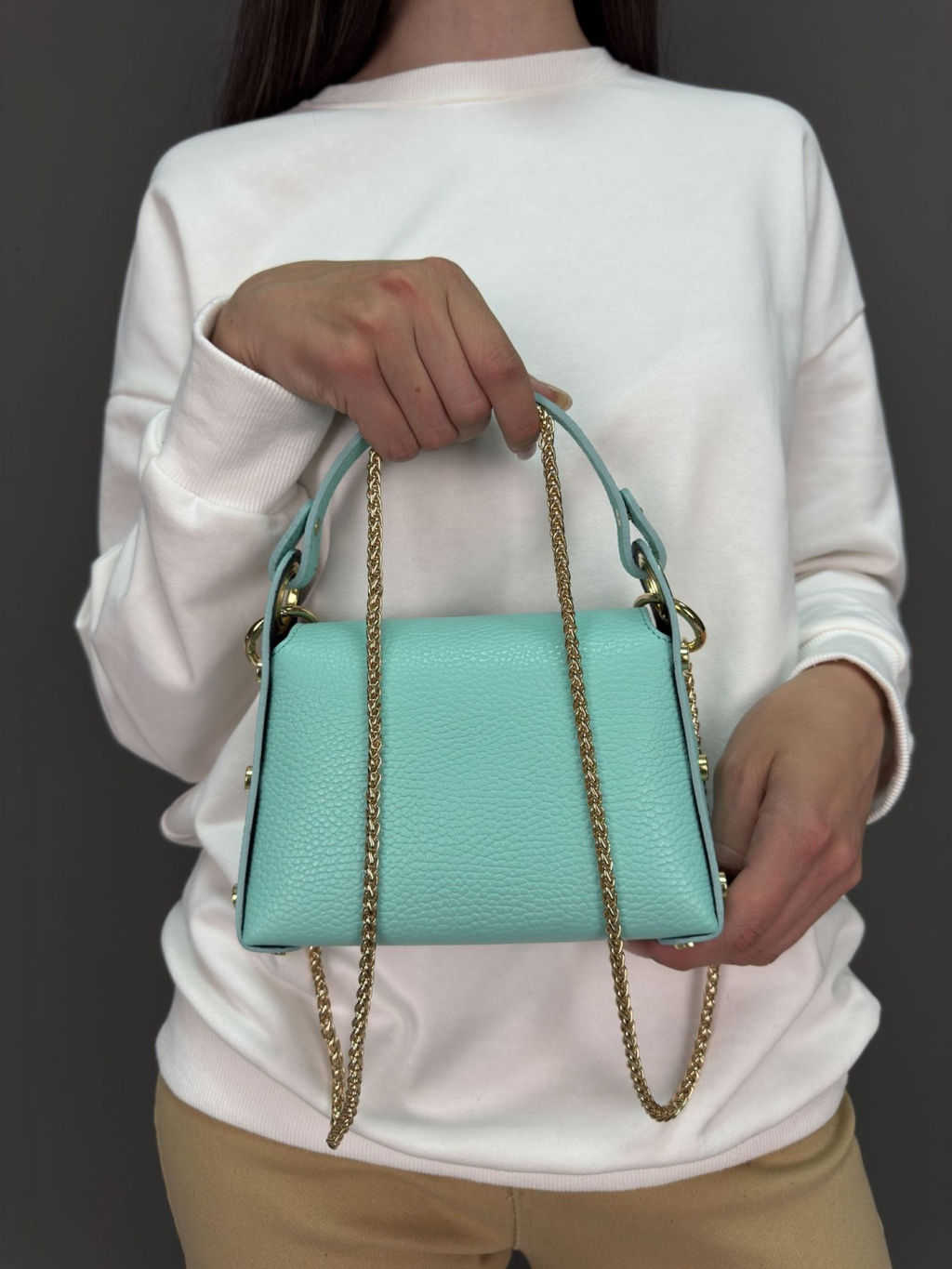 Сумка женская из телячьей кожи