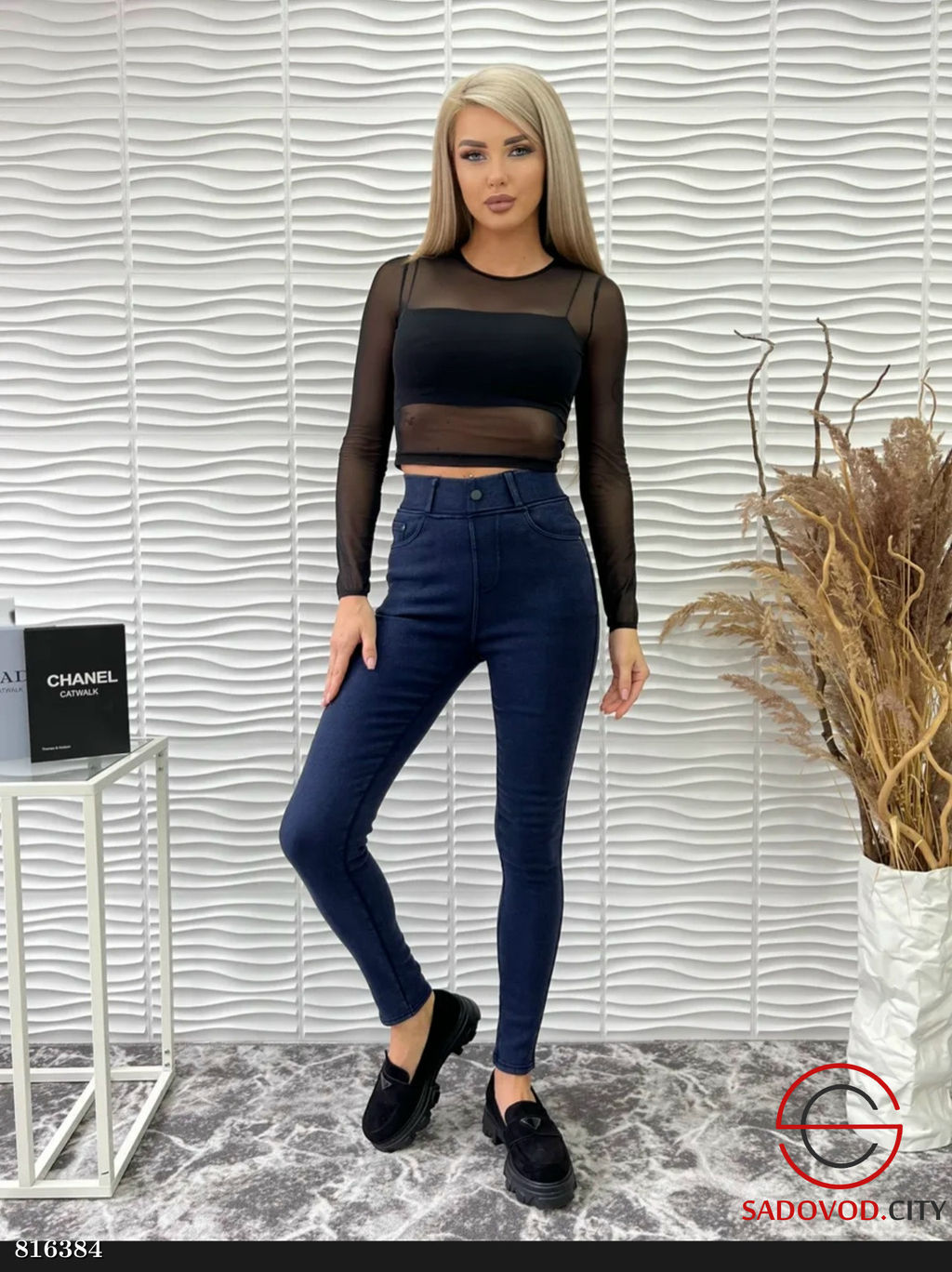 Джеггинсы женские с флисом внутри