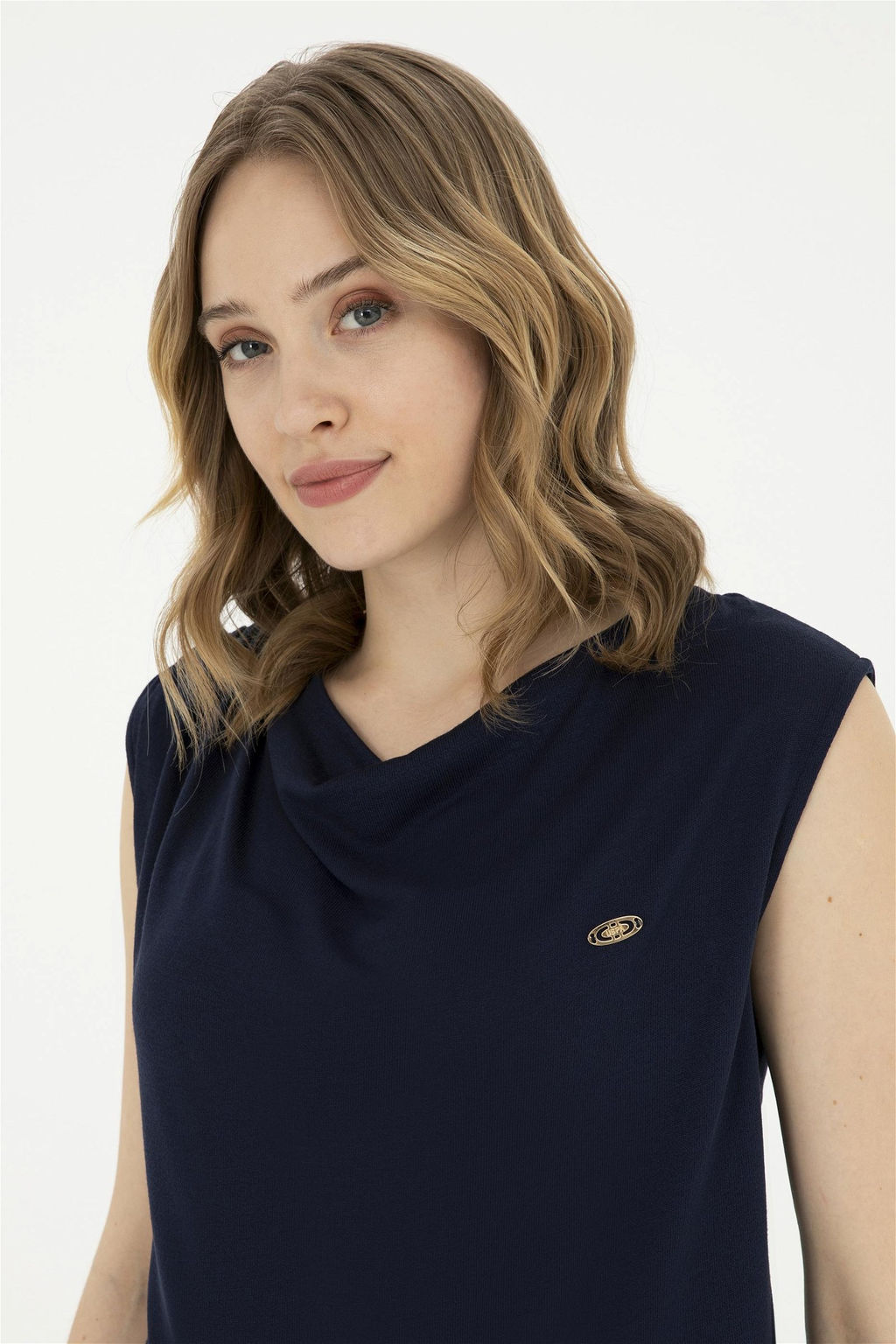 Женская темно-синяя футболка - U.s. polo assn фото 2