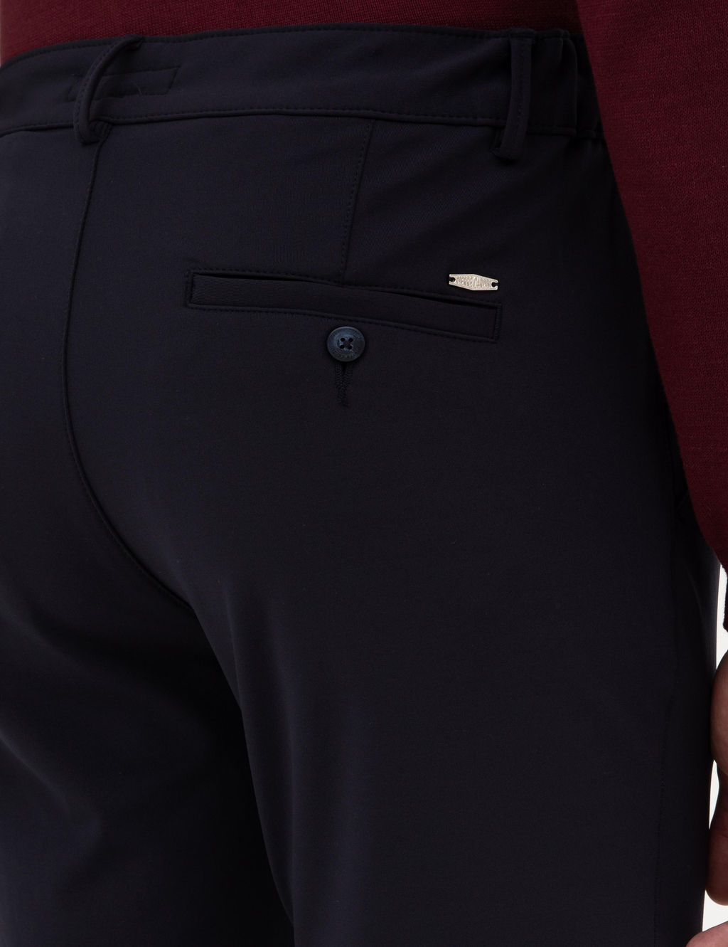 Lacivert Slim Fit Beli Lastikli Kordonlu Jogger Kanvas Pantolon - Pierre cardin фото 6
