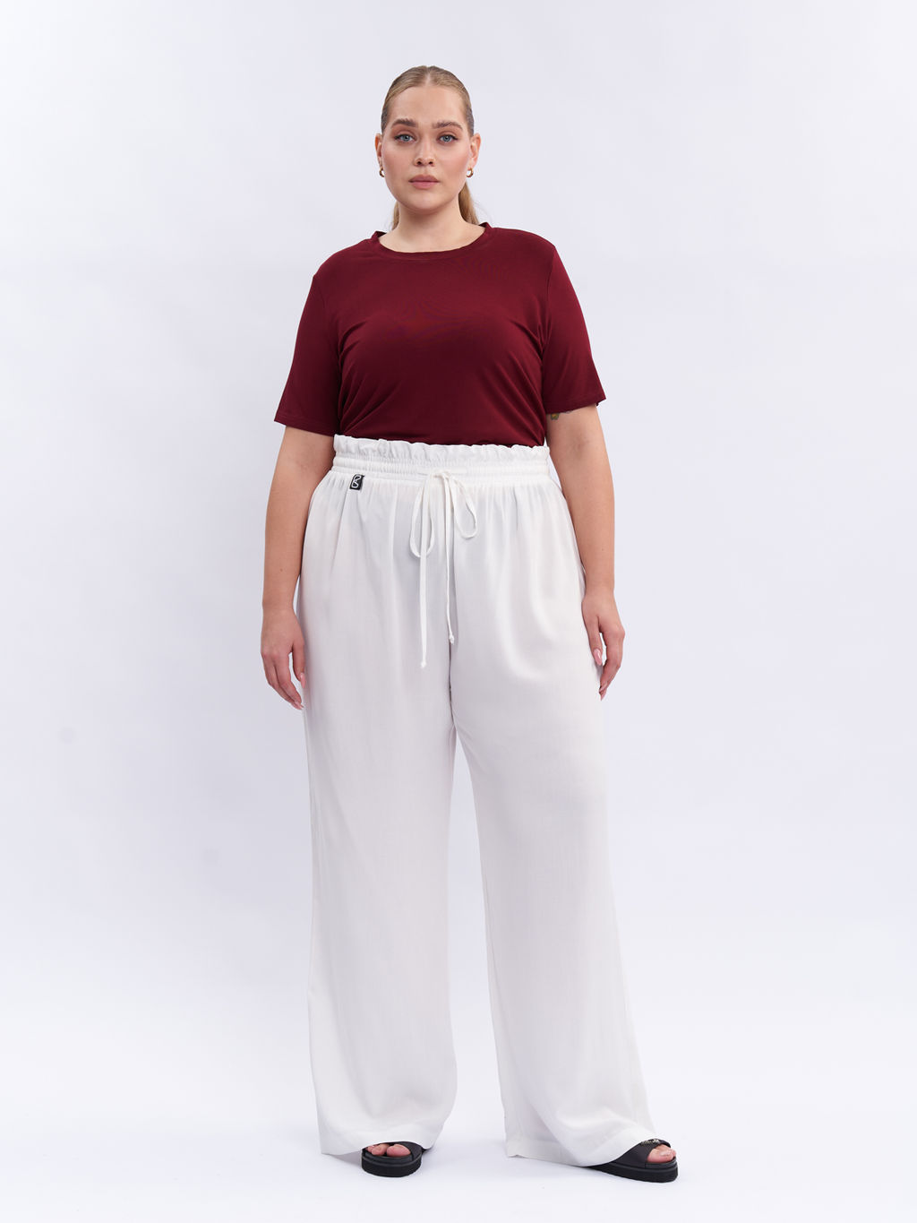 Брюки на завязках BB31404WHT04