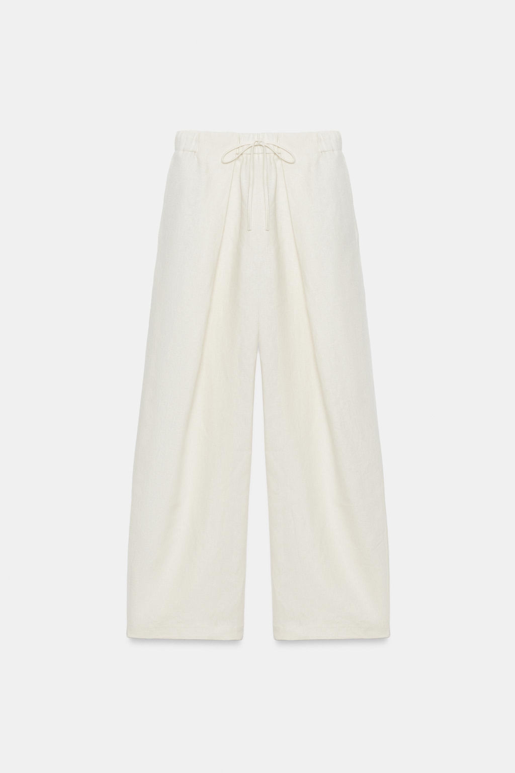 PANTAL?N PLIEGUES 100% LINO ZW COLLECTION / Crudo - Zara фото 6