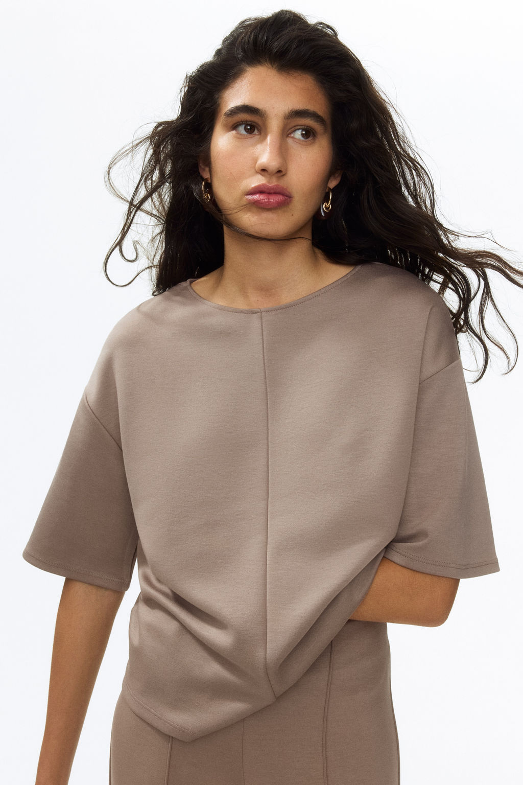 Top boxy en punto - H&m фото 4