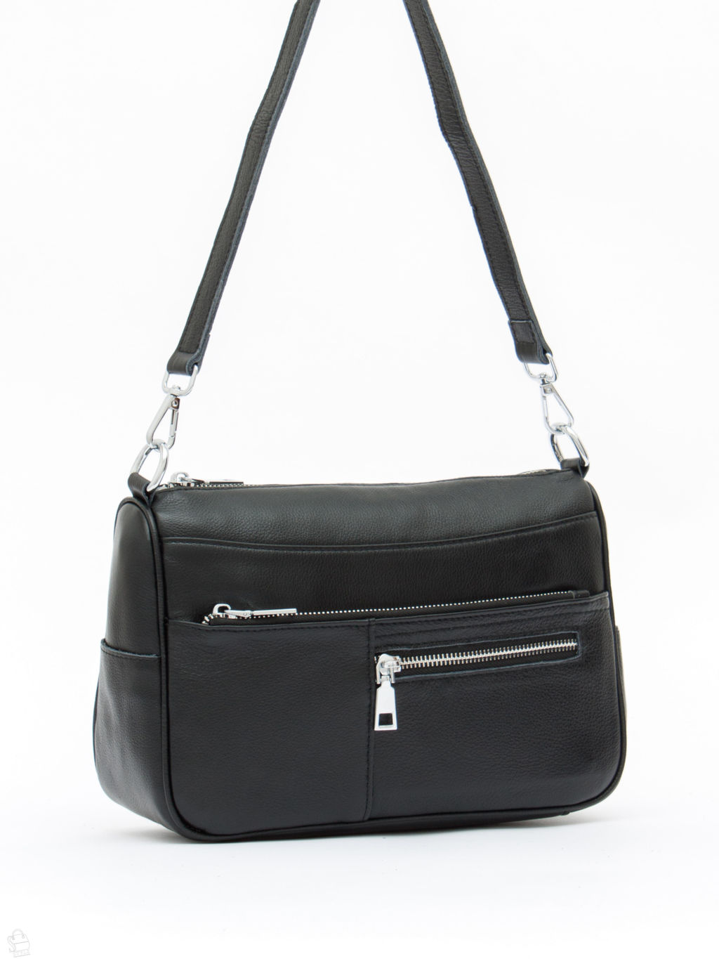 Сумка женская кожаная 2041-9NN black Natale Navetta