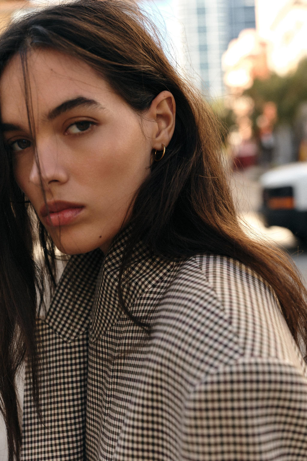 BLAZER CRUZADA OVERSIZE / Negro / Verde - Zara фото 6