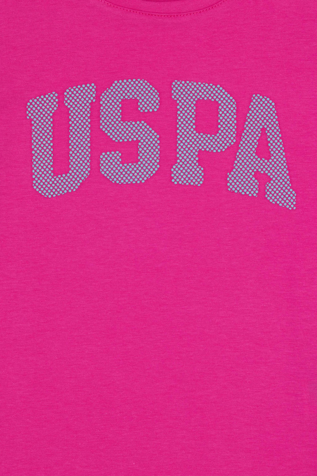 U. S. Polo Assn / Базовая футболка цвета фуксии для девочек - U.s. polo assn фото 3