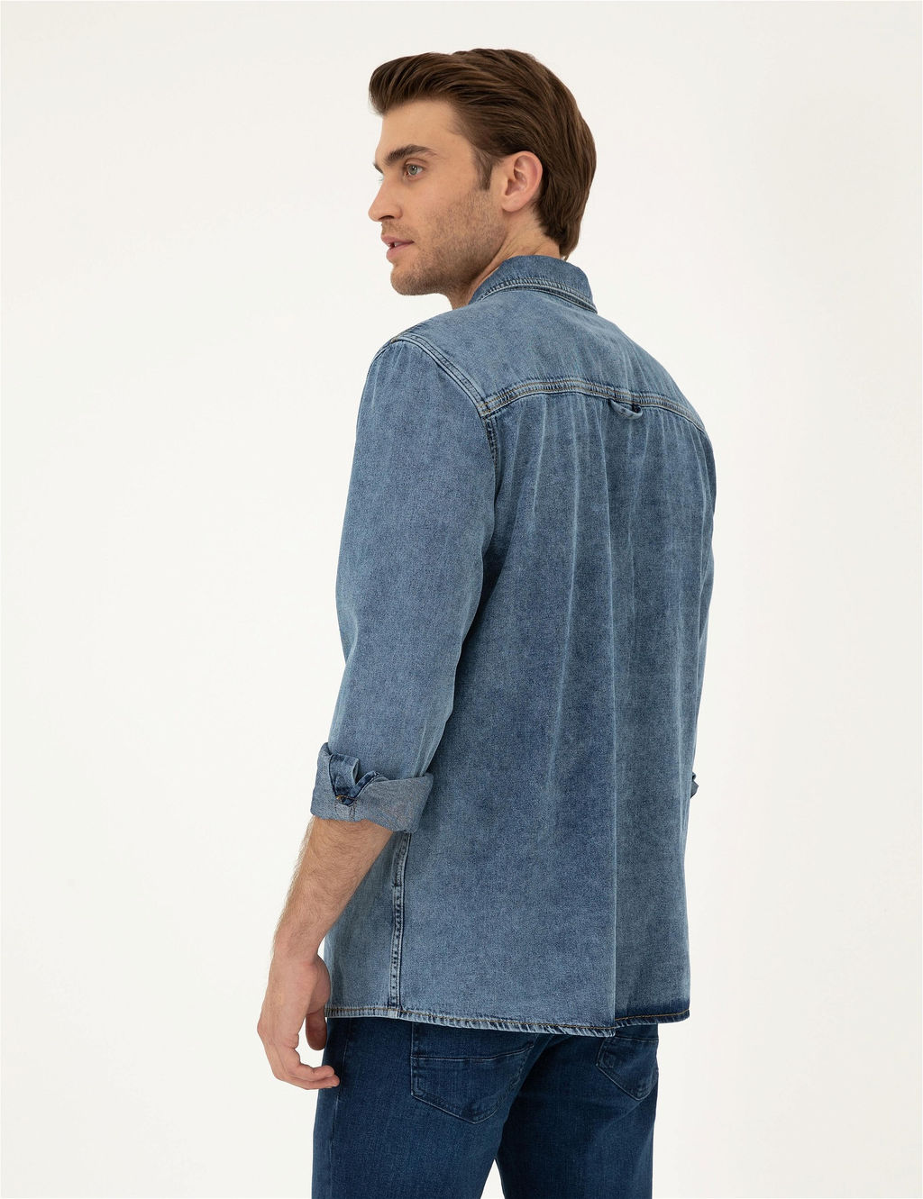 Koyu Mavi Denim G_mlek - Pierre cardin фото 5