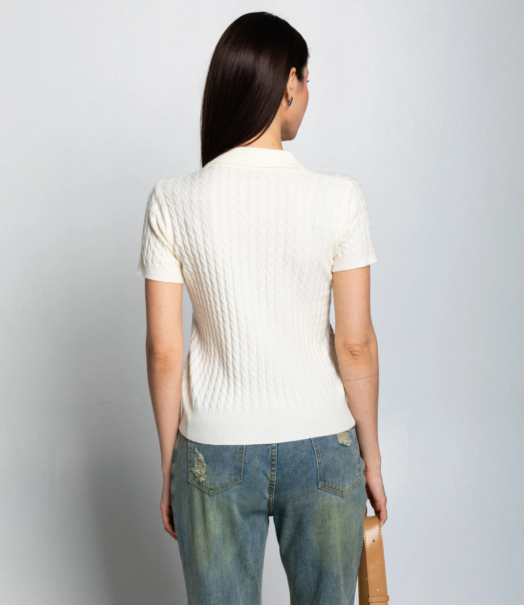 Футболка #КТ933 (3), кремовый