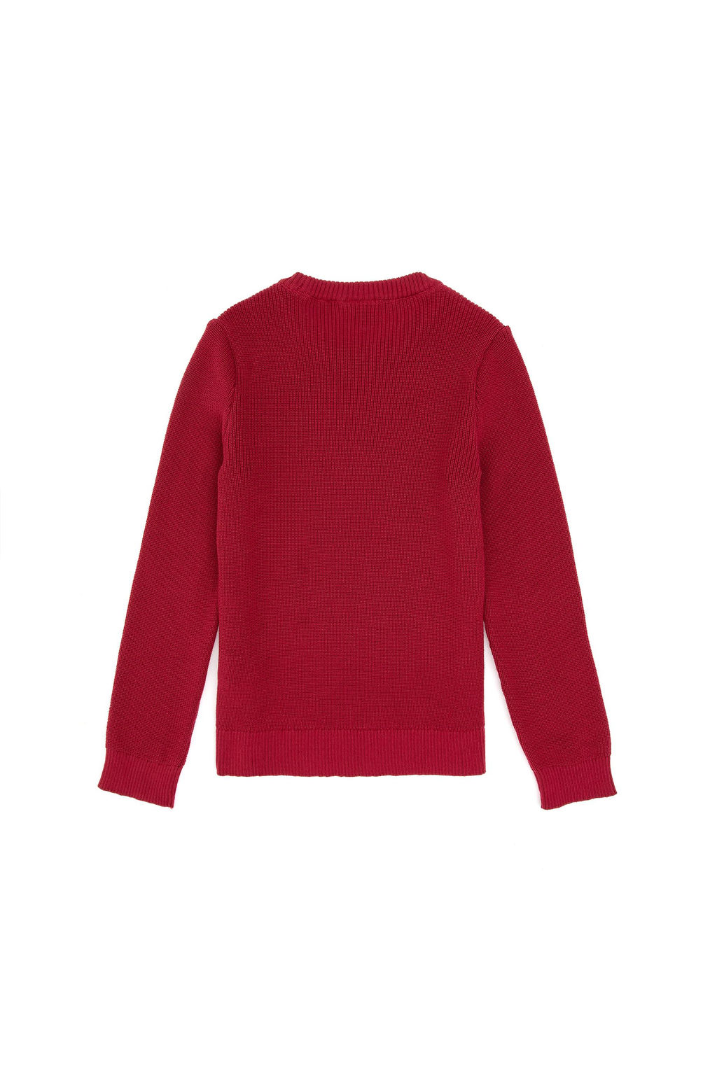 K_z _ocuk Koyu Frambuaz Bisiklet Yaka Basic Kazak - U.s. polo assn фото 2