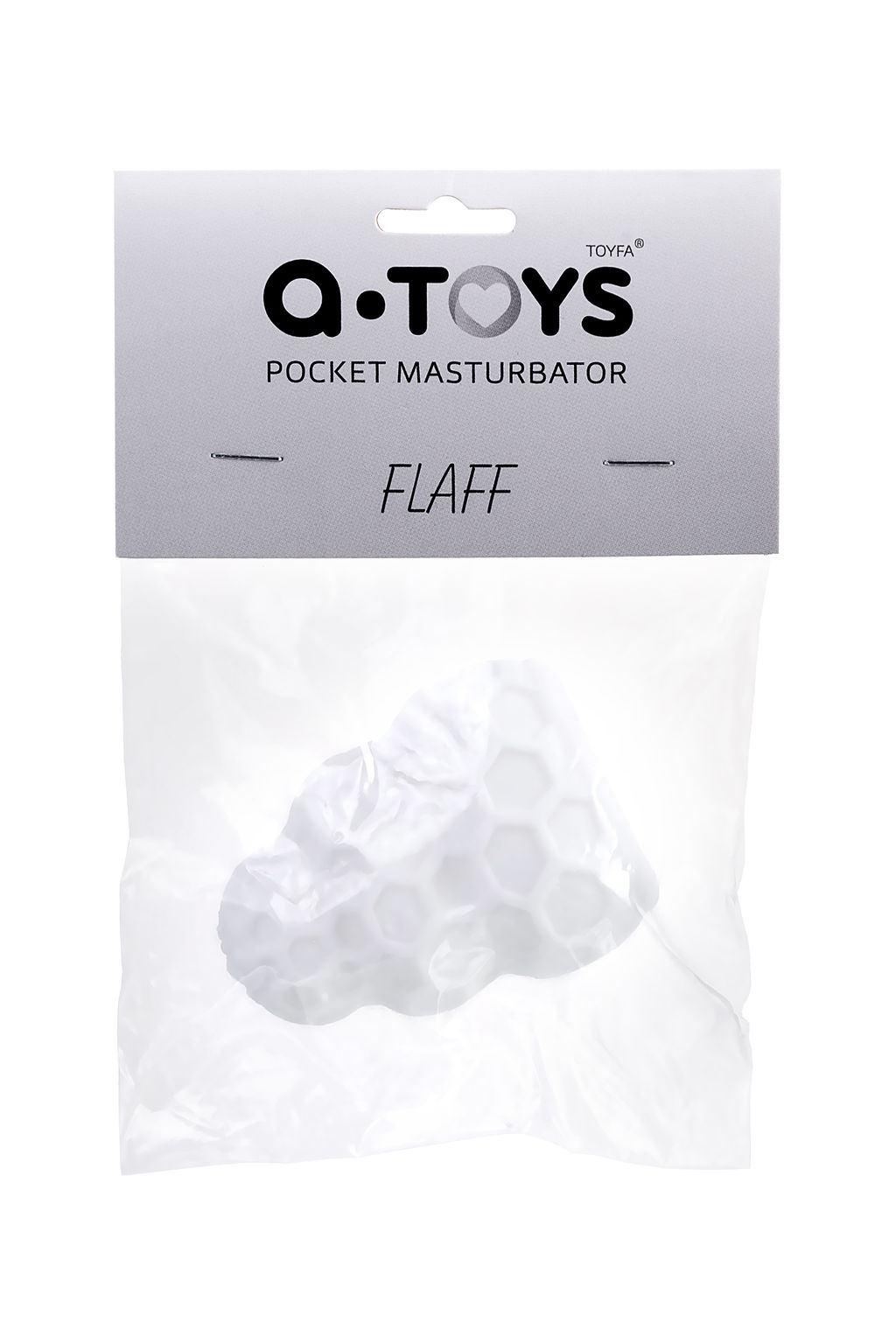 Мастурбатор A-Toys Flaff, TPE, белый, 8см, 2,9 см - Toyfa фото 6