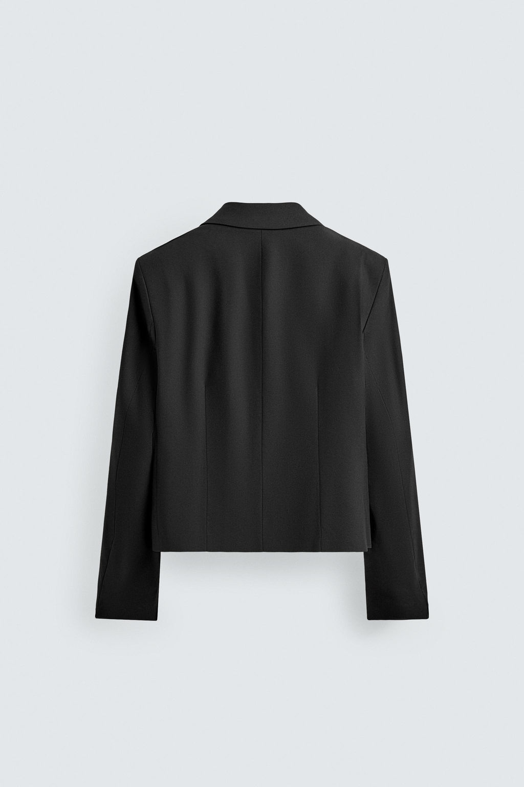 BLAZER CROPPED FIT TRAJE / Negro - Zara фото 9