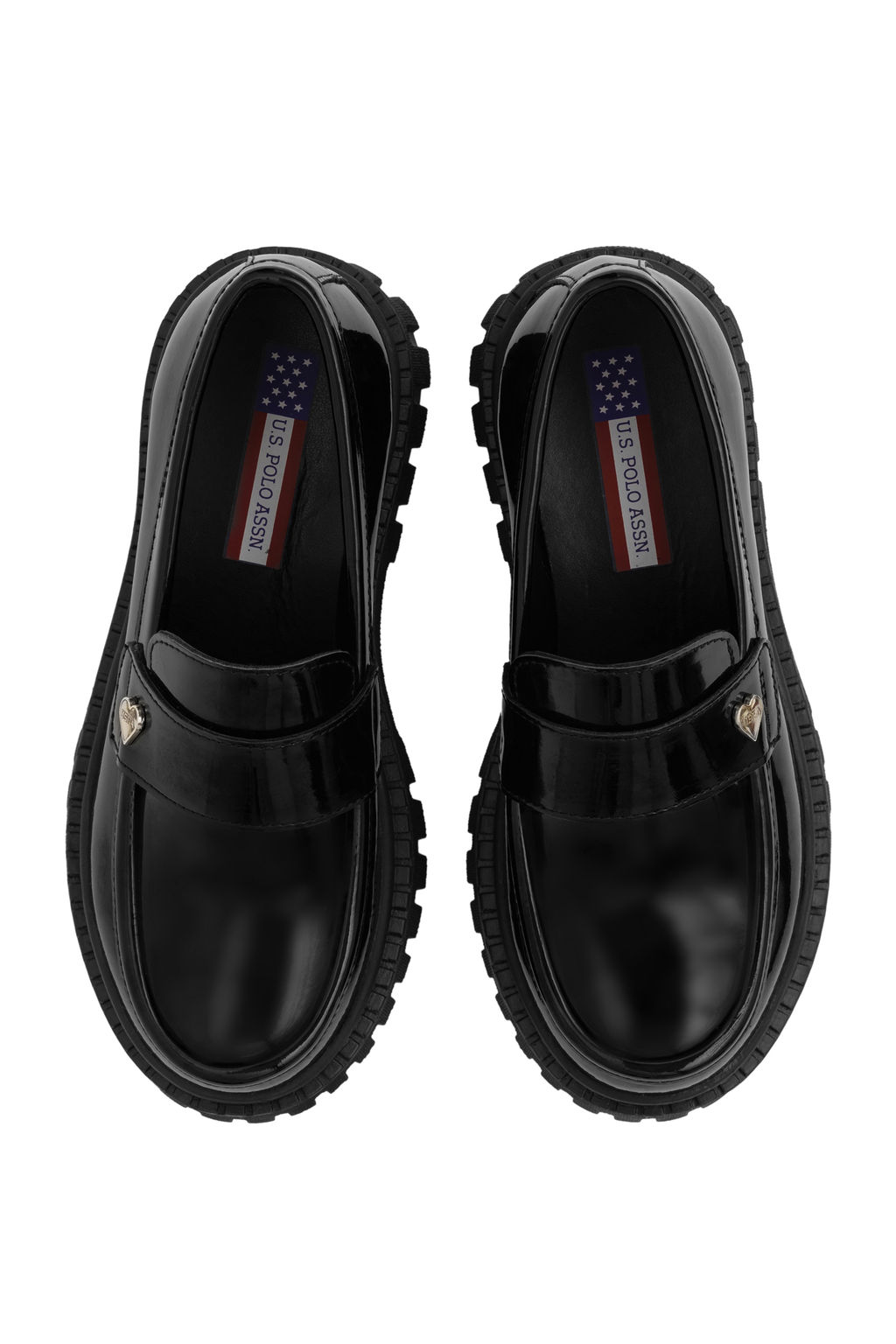 Черные лоферы для девочек Неожиданная скидка в корзине - U.s. polo assn фото 12