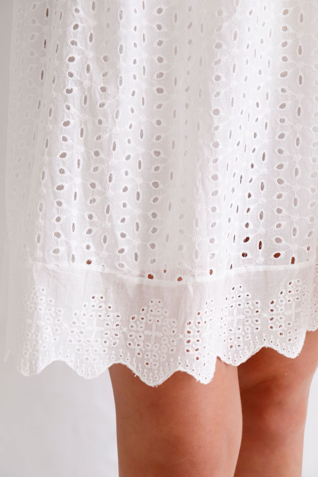 Martichelli Платье летнее хлопковое белое  фото 8