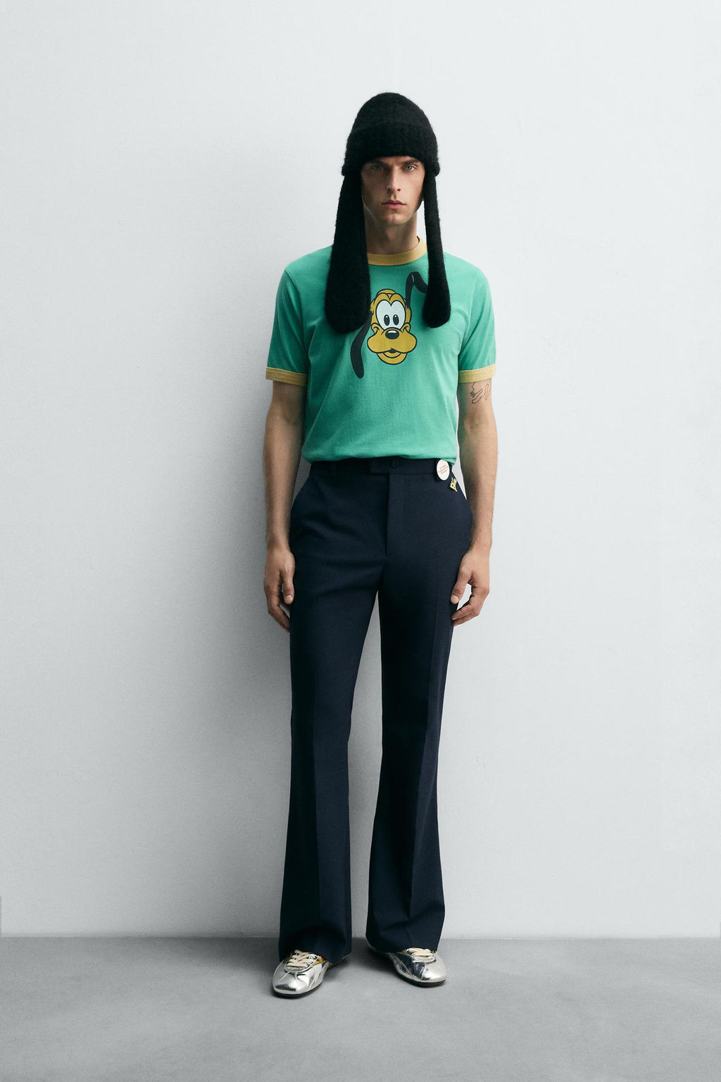 PLUTO T-SHIRT HARRY LAMBERT FOR ZARA X DISNEY