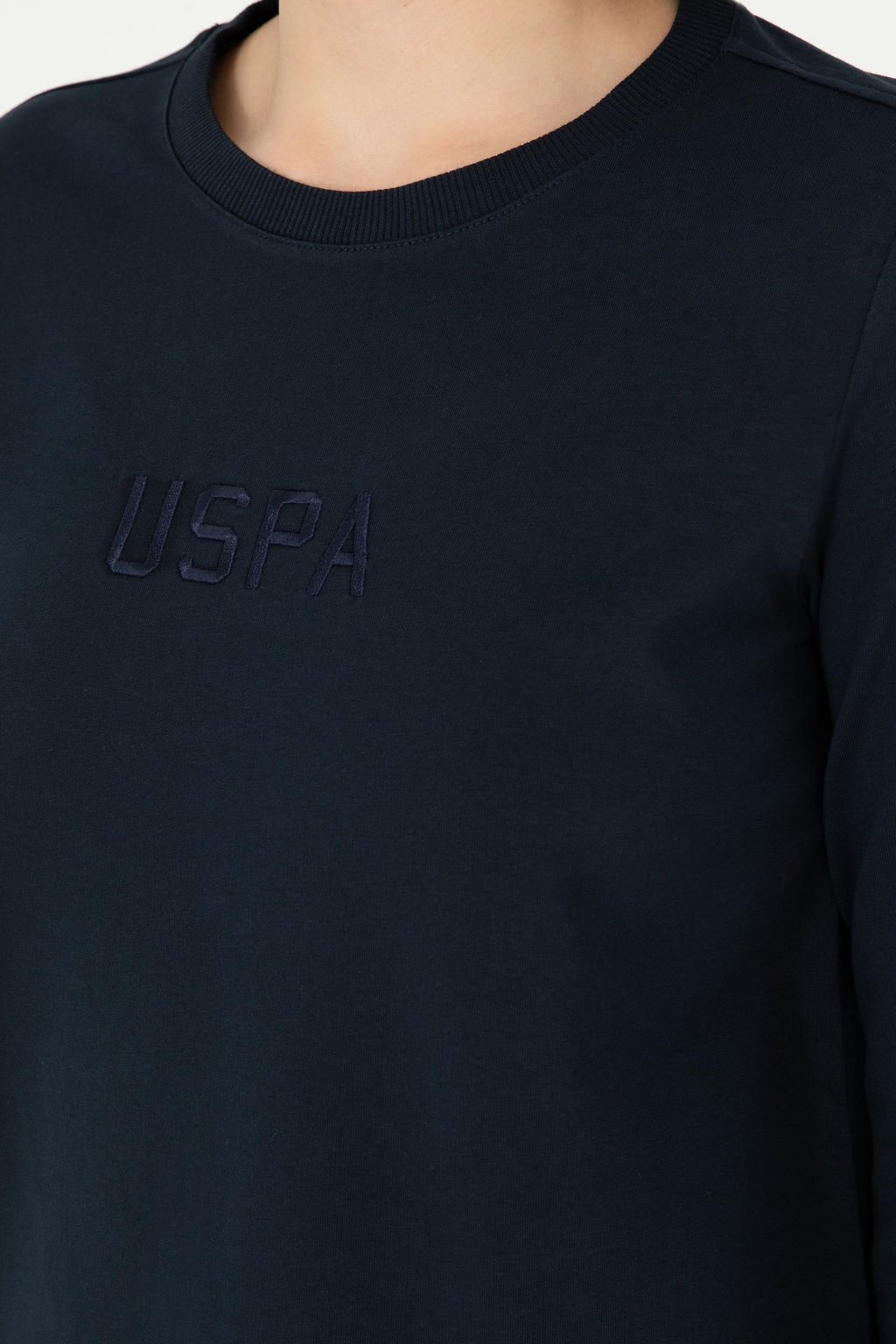 Женский темно-синий свитшот - U.s. polo assn фото 7