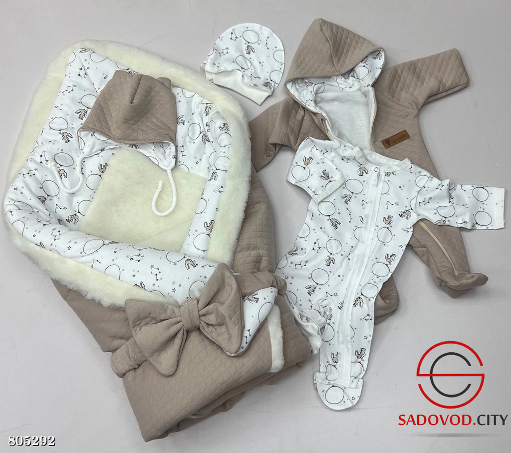 Набор на выписку зима из 6 предметов - Bruno фото 12