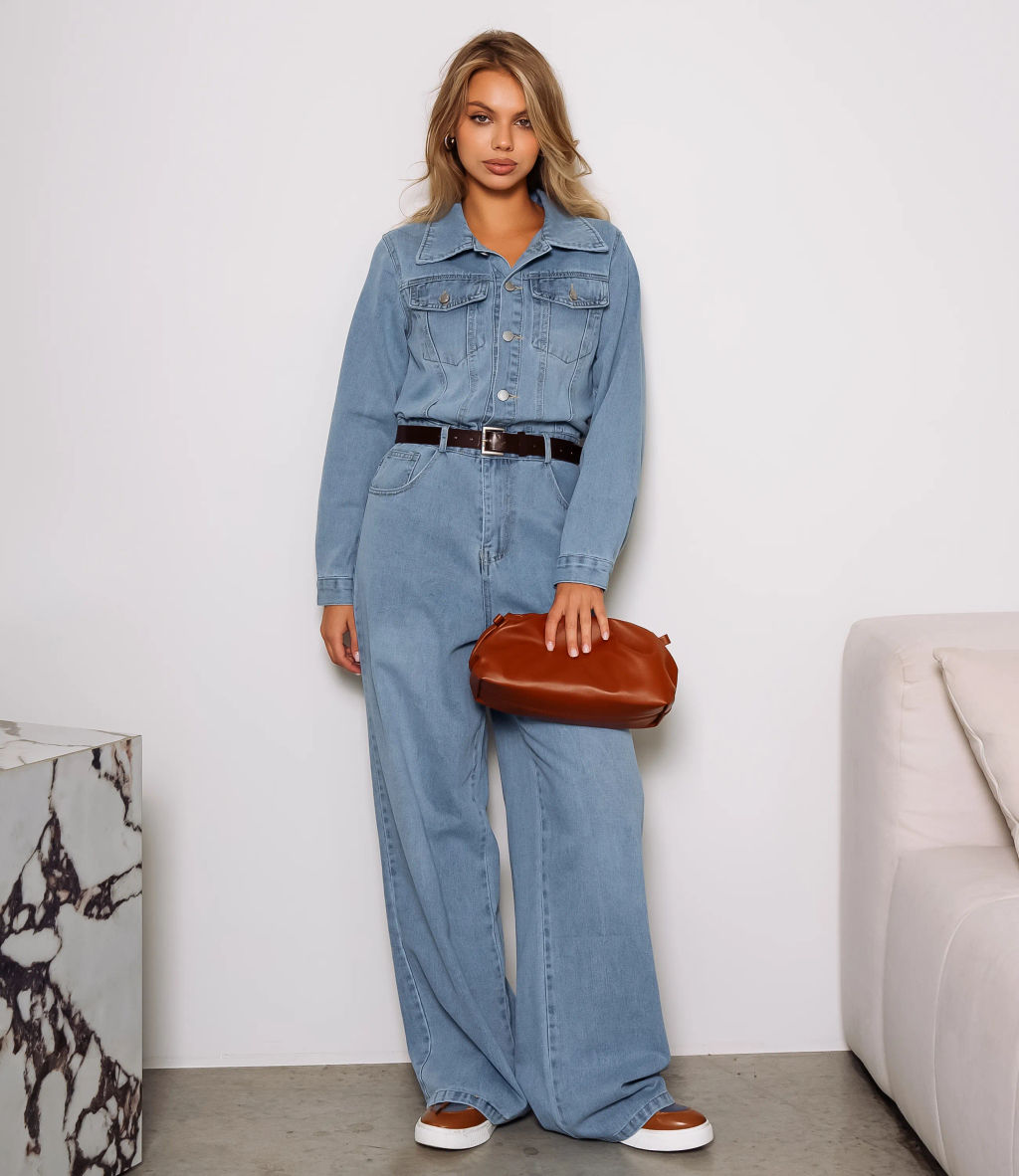 Комбинезон #КТ5209 (1), голубой