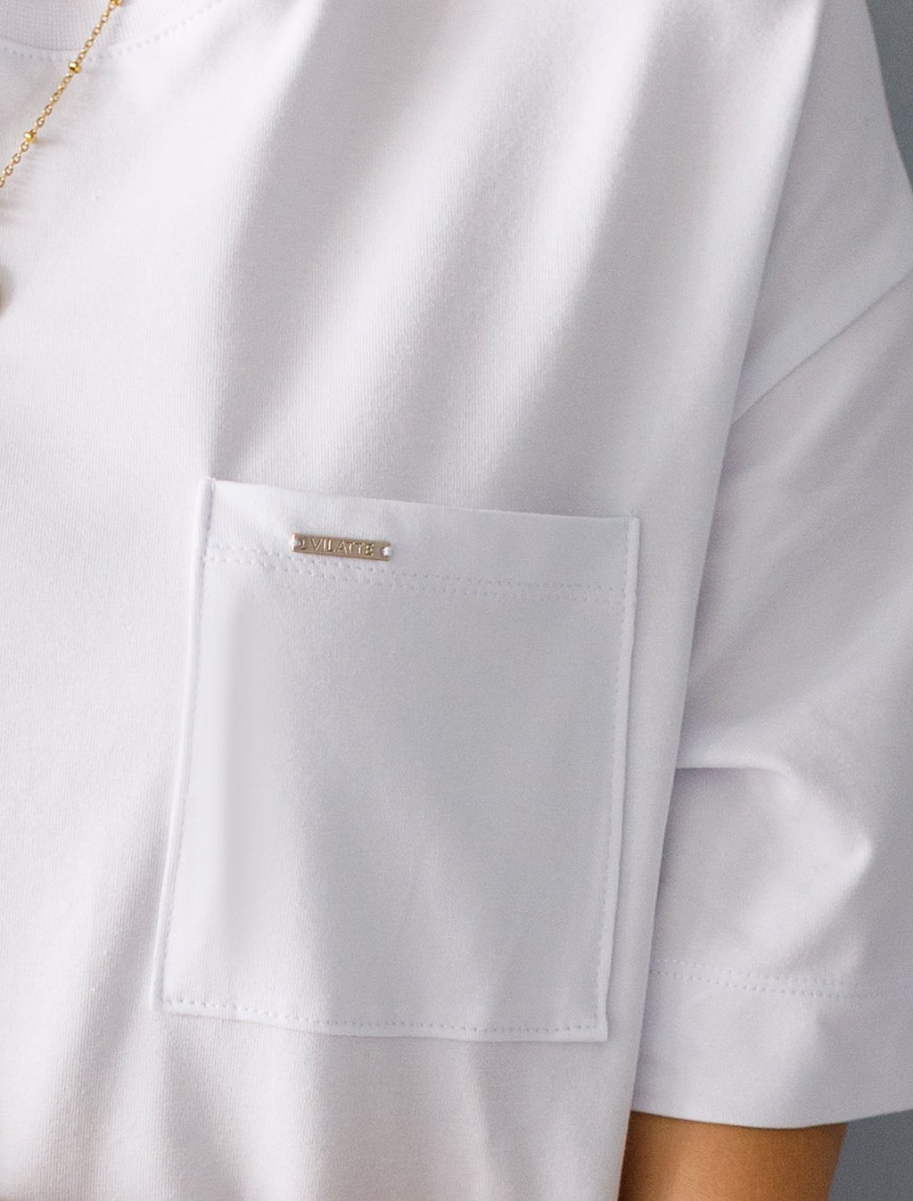 VILATTE / Платье из премиального хлопка с эластаном фото 4