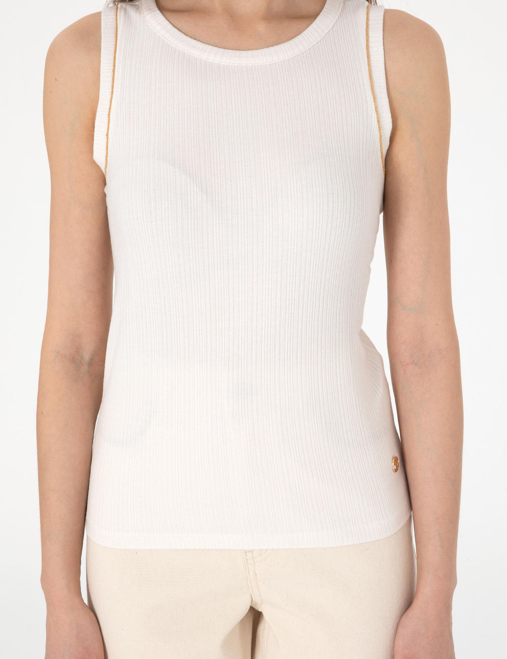 Ekru Ex. Slim Fit _rme Bluz