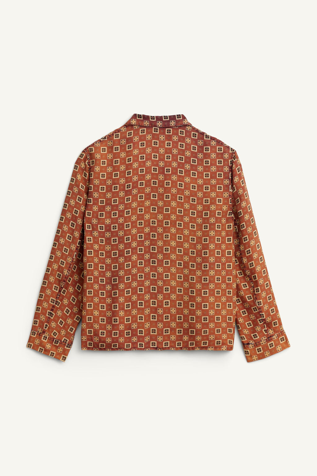 100% SILK PRINTED SHIRT LIMITED EDITION - Zara фото 7