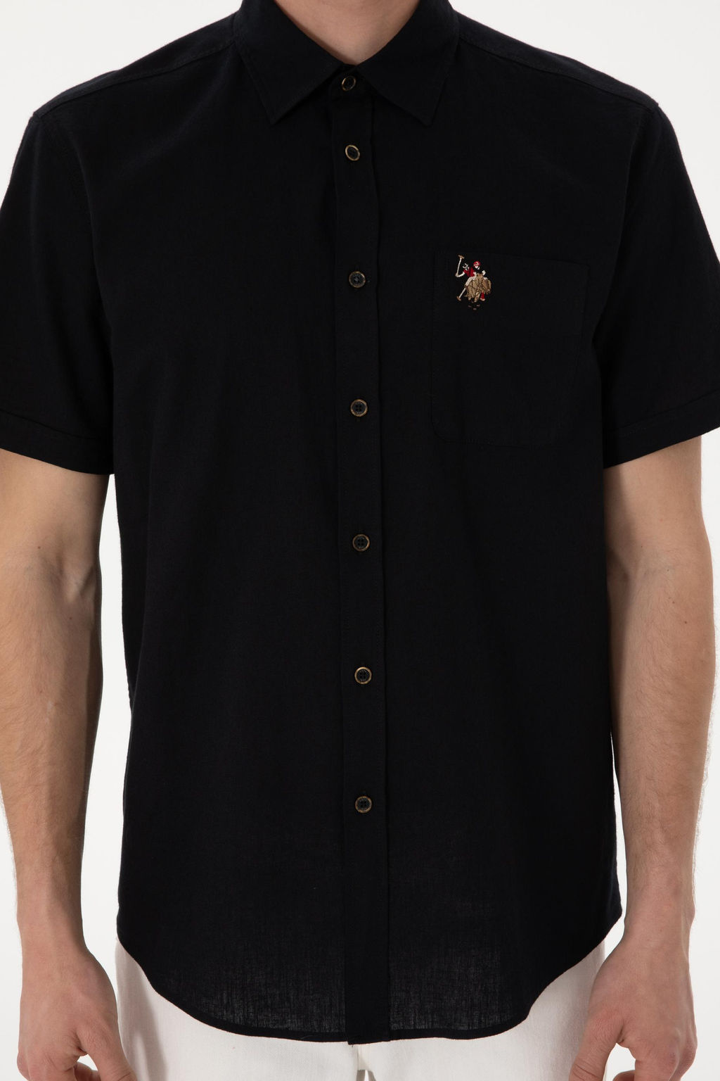 Erkek Siyah K_sa Kollu G_mlek Sepette S_rpriz _ndirim - U.s. polo assn фото 6