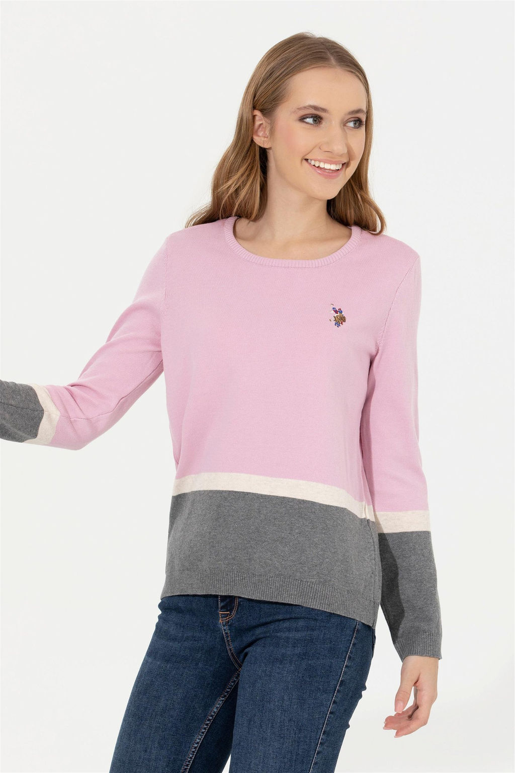 Женский свитер с магнолией Неожиданная скидка в корзине - U.s. polo assn фото 2