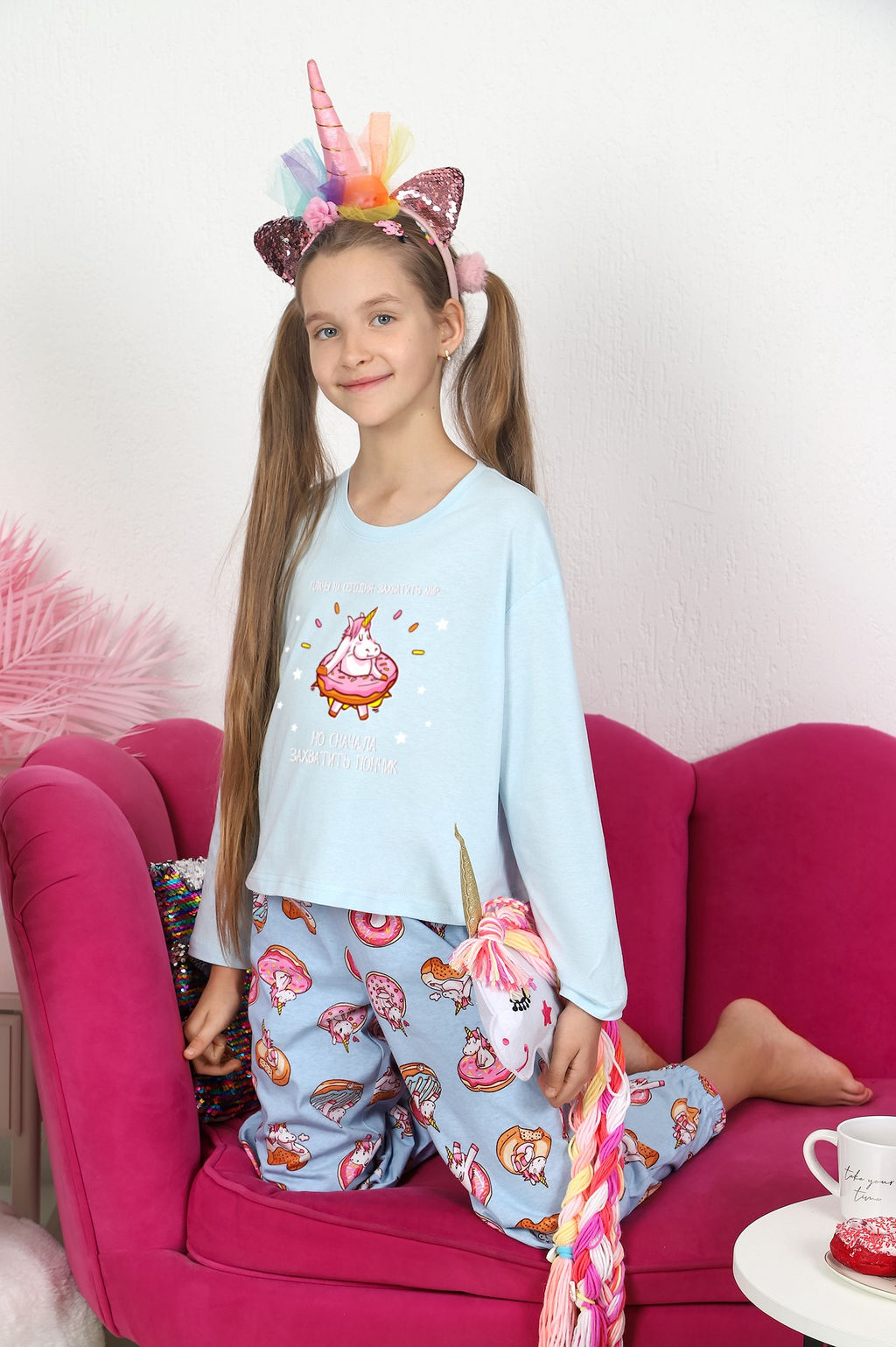 VIOTEX Пижама для девочки Единопончик-1