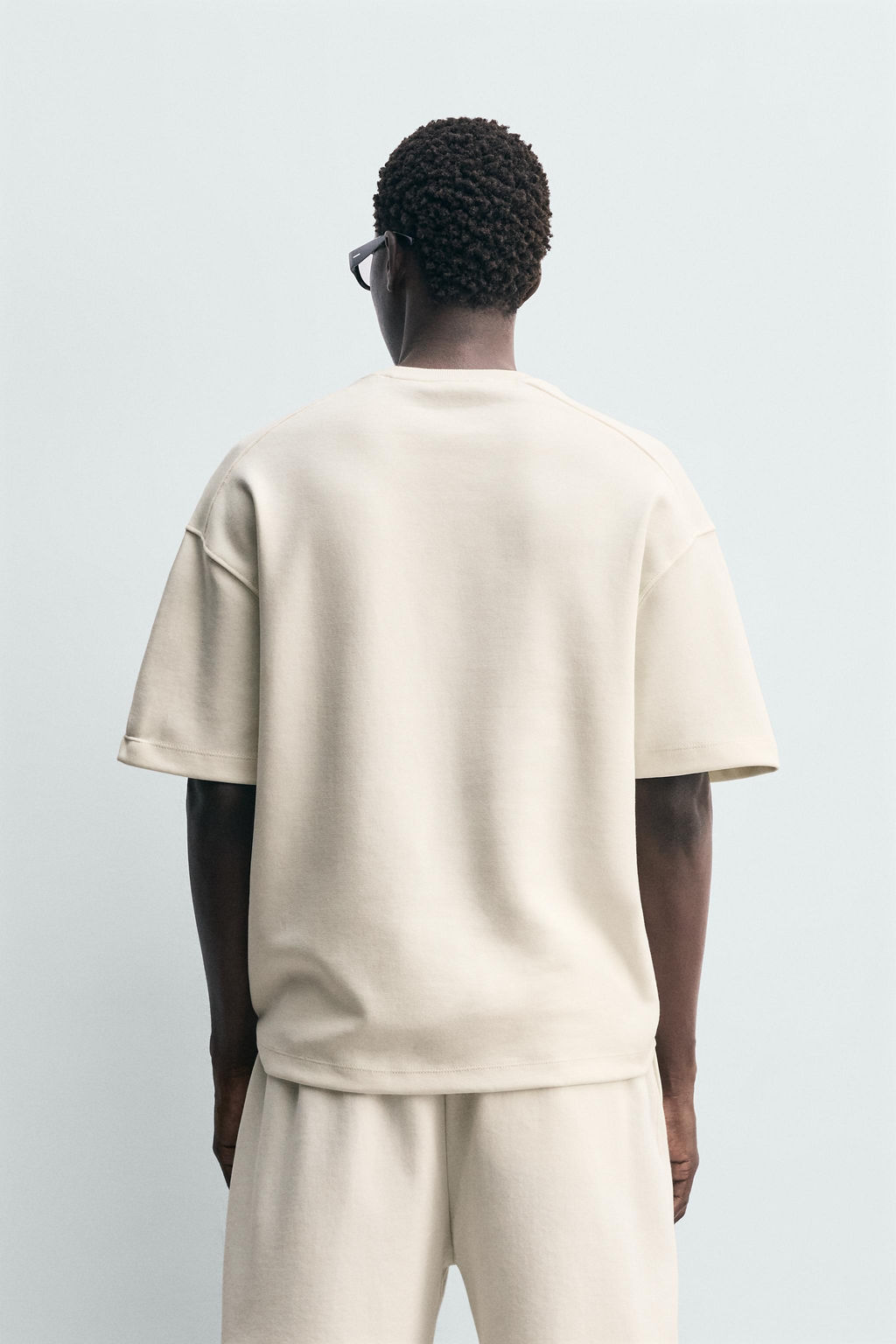 SUDADERA RELAXED FIT INTERLOCK / Blanco roto - Zara фото 3
